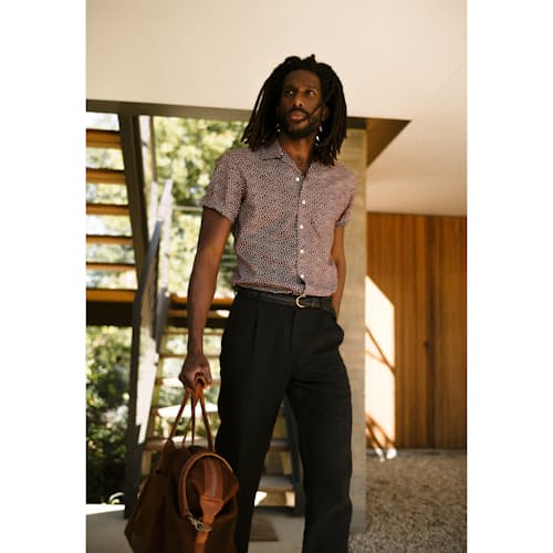 lifestyle image of The Hawthorne Short Sleeve Shirt