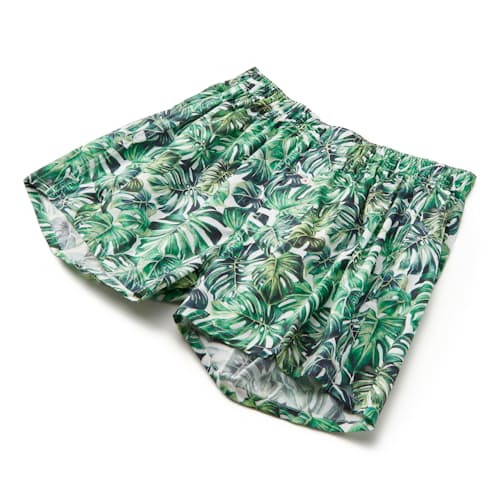laydown image of Organic Cotton Monstera Boxer Shorts