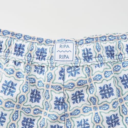 laydown detail image of Mediterranean Swim Shorts - 5"
