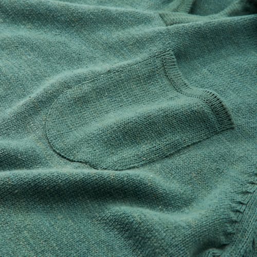 laydown detail image of Hand Knit Manbir Polo