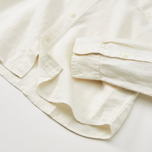 laydown detail image of Crossback Linen Workshirt