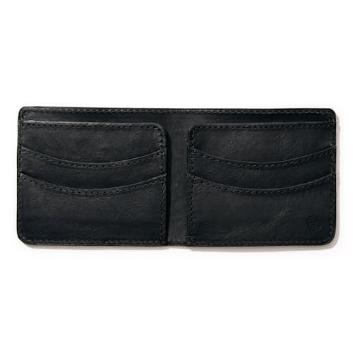 laydown image of Handmade Vintage Leather Wallet