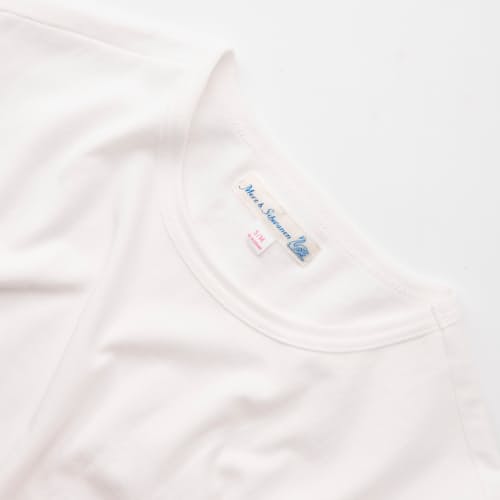laydown detail image of Loopwheeled Mid-Weight Classic T-Shirt