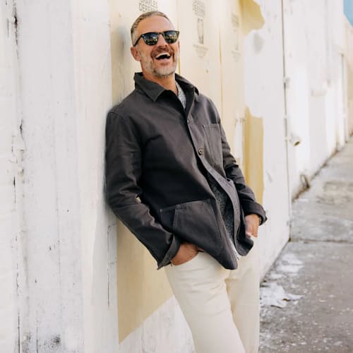 lifestyle image of The Ojai Chore Coat