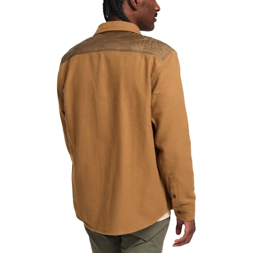 on model image of Quintana Quilted Flannel
