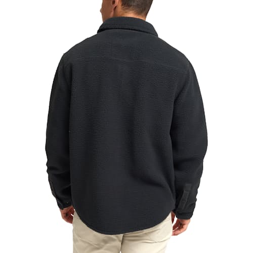on model image of Allegheny Fleece Overshirt