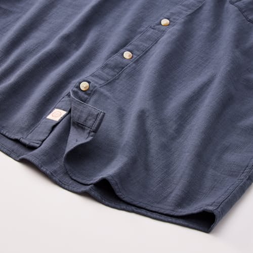 laydown detail image of Classic Stretch Selvage Short Sleeve Shirt