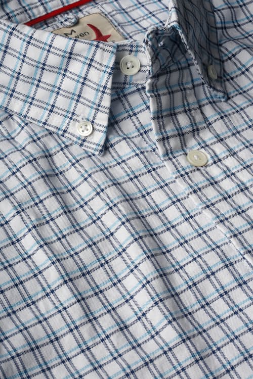 laydown detail image of Huntsman Blues Long Sleeve Shirt