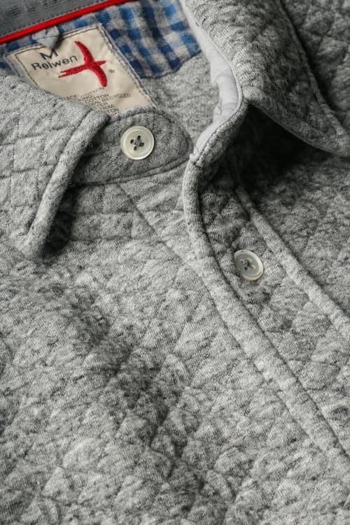 laydown detail image of Bubble Knit Shirt