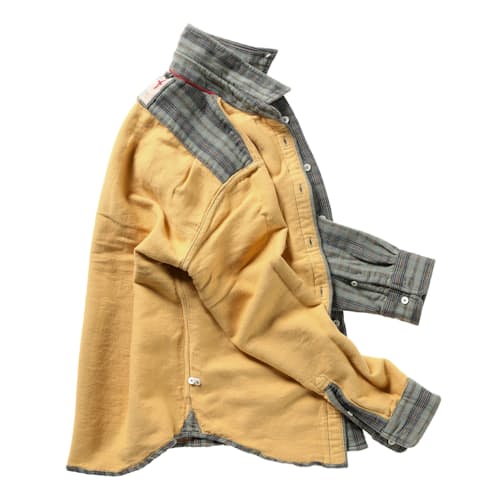 laydown image of Chamois Lined Flannel Shirt