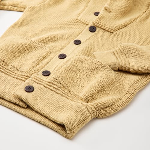 laydown detail image of Eiger Shawl Collar Cardigan