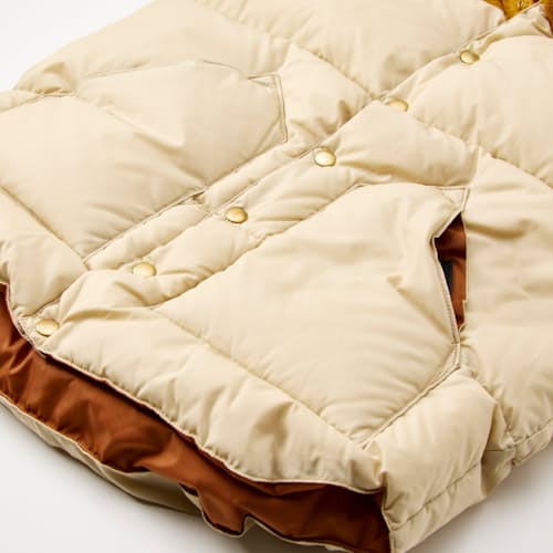 laydown detail image of Heritage Down Insulated Puffer Vest - Exclusive