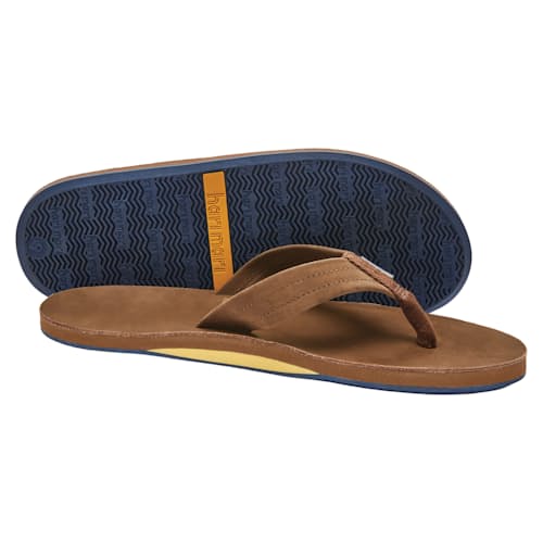 laydown image of Fields Leather Sandal