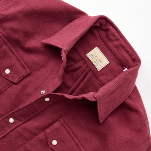 laydown detail image of Moleskin Pearlsnap Shirt