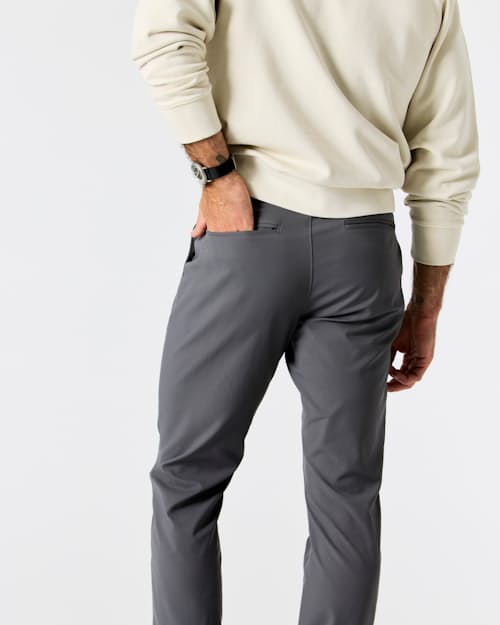 on model image of Nomad Performance Chino - HB Straight