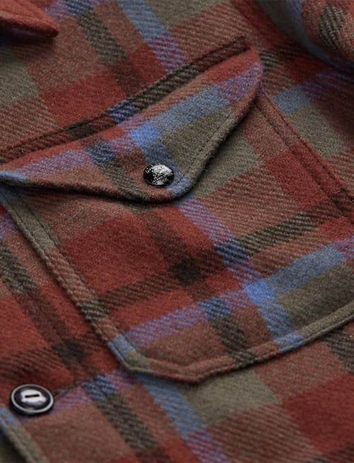 laydown detail image of Ace Cruiser Shirt Jacket