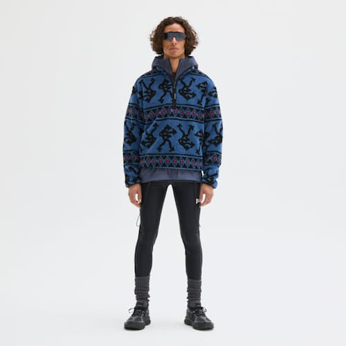 on model image of Half-Zip Pile Fleece