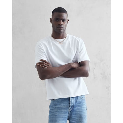 on model image of Dean Boxy Relaxed T-Shirt
