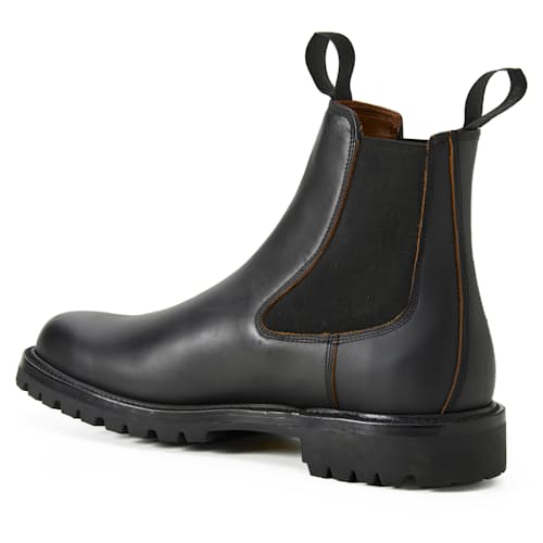 laydown image of Boone Lug Chelsea Boot