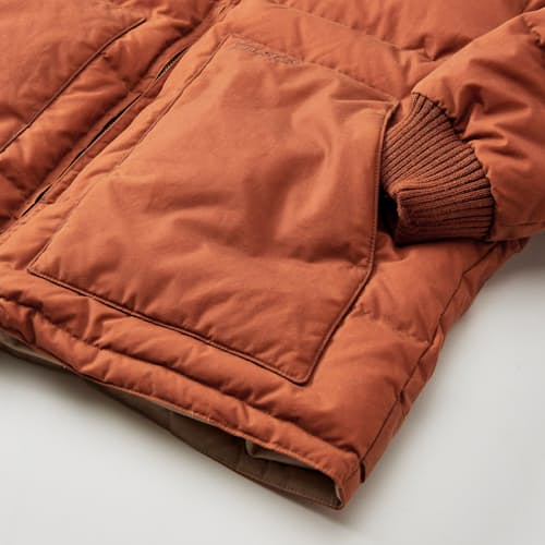 laydown detail image of Women's Waxed Down Insulated Jacket