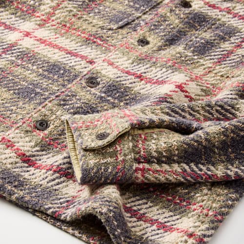 laydown detail image of The Cabin Flannel