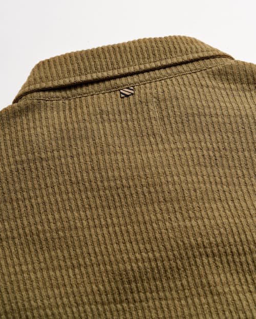 laydown detail image of Needle Drop Long Sleeve Polo