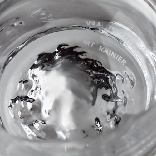 laydown detail image of Mt. Rainier Heavy Bottom - Set of 2 Whiskey Glasses