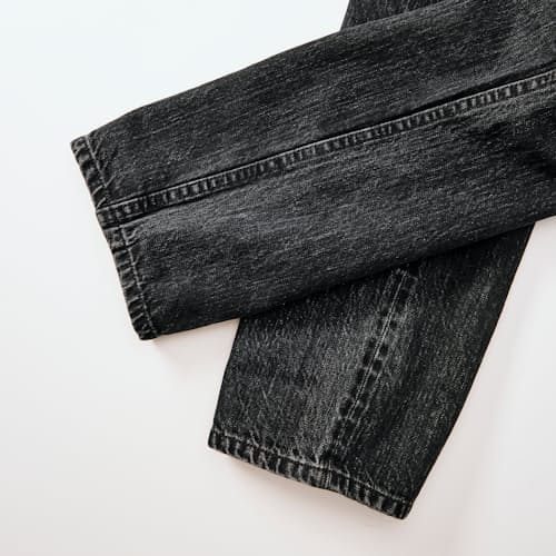 laydown detail image of Classic Tapered Selvedge Denim Jeans