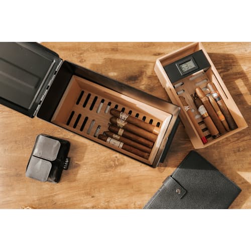 lifestyle image of The Smoke Can - 50 Cal Humidor