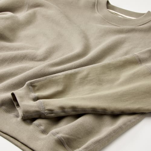 laydown detail image of Vintage Wash Patch Crewneck