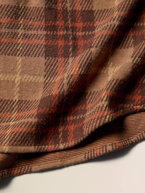 laydown detail image of Legend Sweater Flannel Shirt
