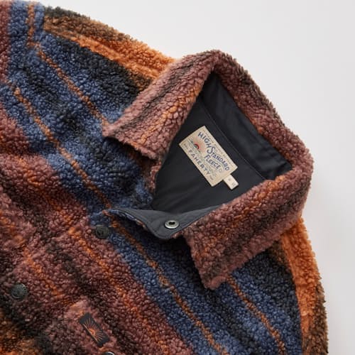 laydown detail image of Range Fleece Shirt Jacket