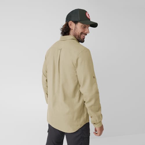 lifestyle image of Ovik Travel Long Sleeve Shirt