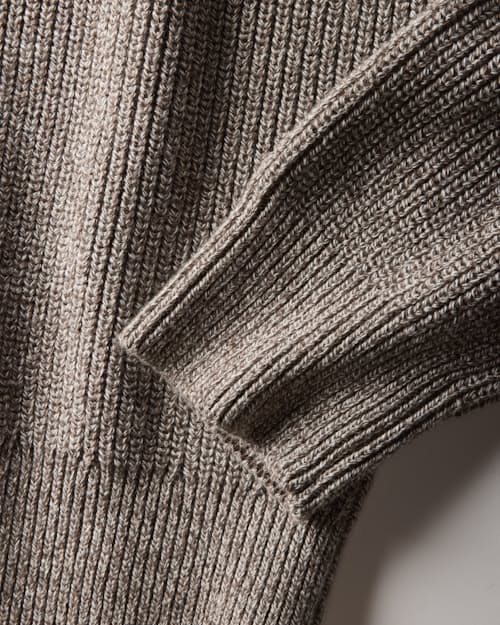 laydown detail image of Bolinas Cotton Johnny Collar Sweater Polo