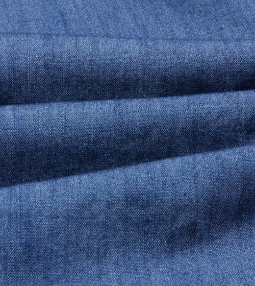 laydown detail image of Denim Two Pocket Work Shirt