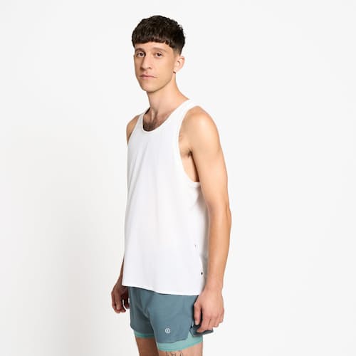 on model image of FST Performance Singlet Tank Top