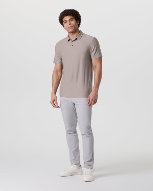 on model image of Strato Tech Polo