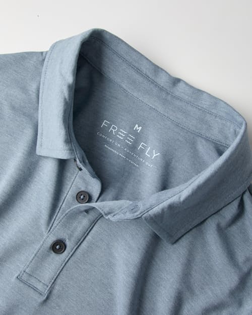 laydown detail image of Bamboo Flex UPF Polo