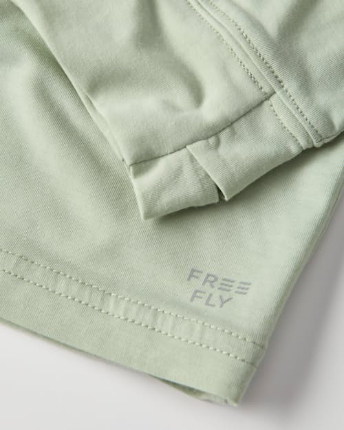 laydown detail image of Elevate Lightweight UPF Hoodie