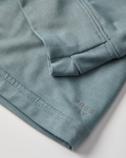 laydown detail image of Elevate Lightweight UPF Hoodie