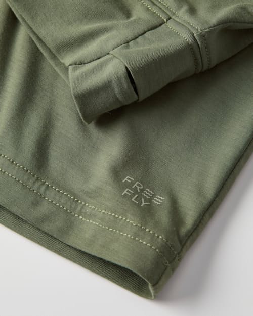laydown detail image of Elevate Lightweight UPF Hoodie