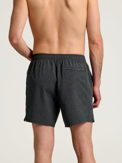 on model image of Palmera Elastic Swim Trunk - 6"