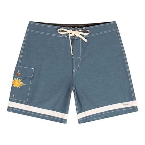 laydown image of Signature Stripe Boardshort