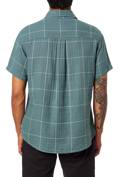 on model image of Monty Short Sleeve Shirt