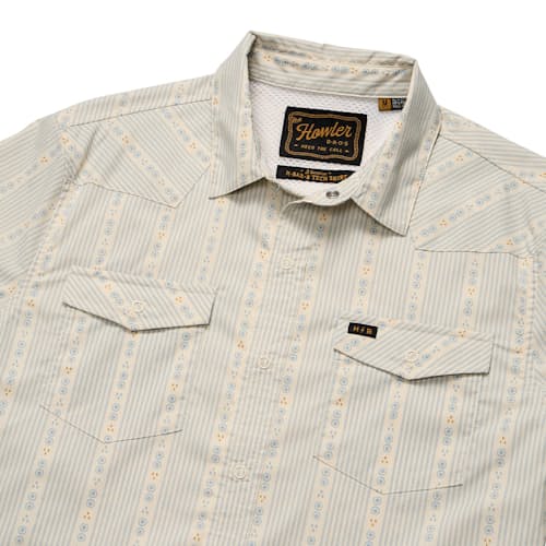 lifestyle image of H Bar B Tech Long Sleeve Shirt