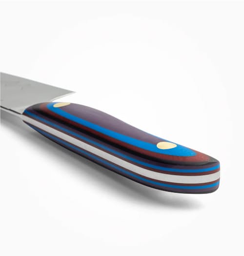 laydown detail image of 7" Teton Edge Santoku Chef Knife