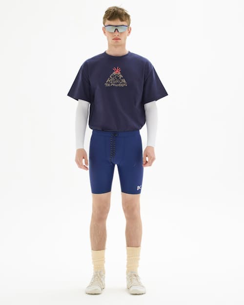 on model image of California Short Sleeve T-Shirt