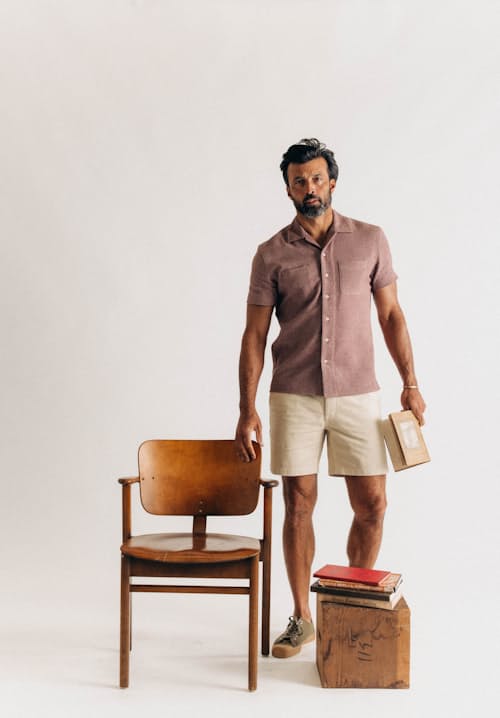 on model image of The Conrad Shirt