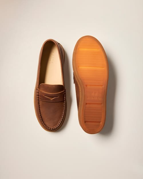 laydown detail image of Terra Penny Loafer