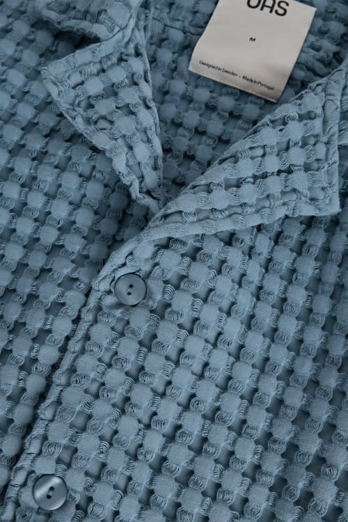 laydown detail image of Camp Collar Waffle Shirt